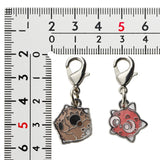 Minior (Meteor Form), Minior (Red Core) - National Pokédex Metal Charm Keychain #774 - Authentic Japanese Pokémon Center Keychain 