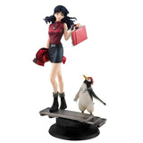 Misato Katsuragi & Pen Pen GALS Series Figure - Rebuild of Evangelion - Authentic Japanese MegaHouse Figure 