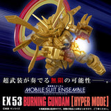 Mobile Suit Ensemble Ex53 Burning Gundam Hyper Mode - Mobile Suit Gundam - Authentic Japanese Bandai Namco Figure 