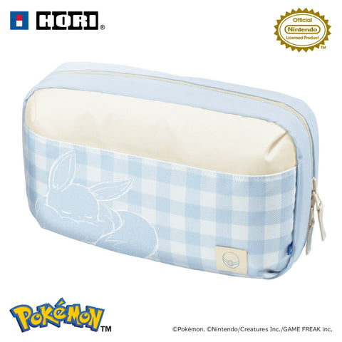 Mofu Mofu Eevee Reversible Storage Bag for Nintendo Switch 2 - Authentic Japanese HORI Small plastic toy 