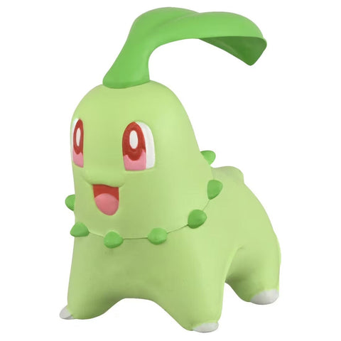 MONCOLLÉ Figure Chikorita - Authentic Japanese Takara Tomy Figure 