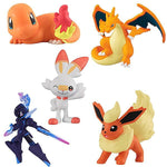 MONCOLLÉ Figure Gathering! Vol.11 Fire Type Pokémon (1 Pcs) - Authentic Japanese Takara Tomy Figure 