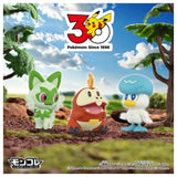 MONCOLLÉ Figure Set Paldea Region's 3 Starters Pokémon 30th Anniversary - Authentic Japanese Takara Tomy Figure 
