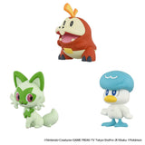 MONCOLLÉ Figure Set Paldea Region's 3 Starters Pokémon 30th Anniversary - Authentic Japanese Takara Tomy Figure 