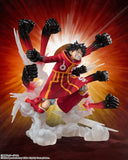 Monkey D. Luffy Figuarts ZERO Figure (Super Fierce Battle) -Gum-Gum Hawk Gatling- ONE PIECE - Authentic Japanese Bandai Namco Figure 