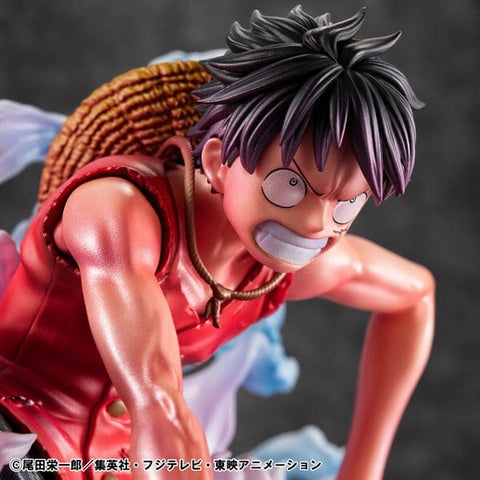 Monkey D. Luffy (Gear 2) Figure Portrait.Of.Pirates "LIMITED EDITION" - ONE PIECE - Authentic Japanese MegaHouse Figure 