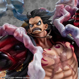 Monkey D. Luffy (Gear 4 "Bounce-Man") Figure Portrait.Of.Pirates "SA-MAXIMUM" 10th LIMITED Ver. - ONE PIECE - Authentic Japanese MegaHouse Figure 