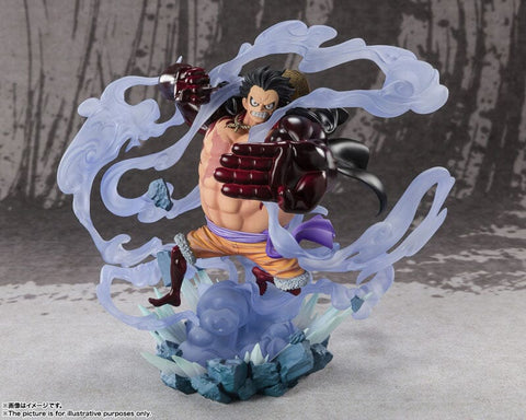 Monkey D. Luffy Gear 4 Figuarts ZERO Chou Gekisen Figure Three Captains Onigashima Monster Battle - ONE PIECE - Authentic Japanese Bandai Namco Figure 