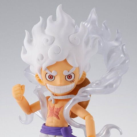 Monkey D. Luffy Gear 5 Figure World Collectible x S.H.Figuarts - ONE PIECE - Authentic Japanese Bandai Namco Figure 