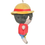 Monkey D. Luffy Mascot Plush Keychain Petit Fuwa ONE PIECE - Authentic Japanese TAPIOCA Mascot Plush Keychain 