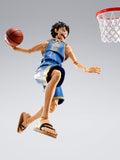 Monkey D. Luffy S.H.Figuarts Figure GOLDEN STATE WARRIORS ver. - ONE PIECE × NBA - Authentic Japanese Bandai Namco Figure 