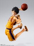 Monkey D. Luffy S.H.Figuarts Figure LOS ANGELES LAKERS ver. - ONE PIECE × NBA - Authentic Japanese Bandai Namco Figure 