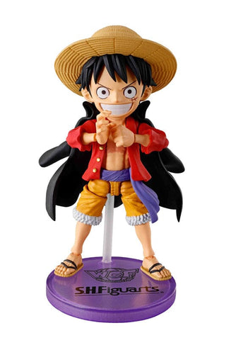 Monkey D. Luffy World Collectable Figure x S.H.Figuarts - ONE PIECE - Authentic Japanese Bandai Namco Figure 