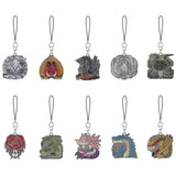 Monster Icon Metal Keychain Vol. 2 - Monster Hunter Wilds (10Pcs/BOX) - Authentic Japanese Capcom Keychain 