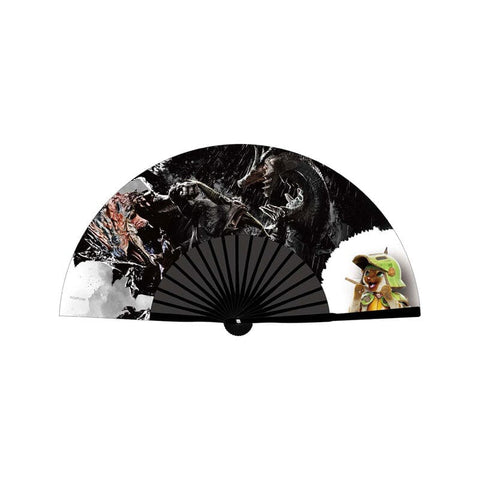 Monster Wall Art Folding Fan - Monster Hunter Bridge - Authentic Japanese Capcom Household Accessory (plastic) 