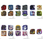 Monsters Character Magnets - Monster Hunter 20th Anniversary (14Pcs/BOX) - Authentic Japanese Bandai Namco Pin 