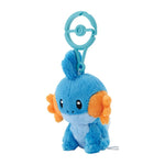 Mudkip Mascot Plush With Carabiner - Authentic Japanese Pokémon Center Mascot Plush Keychain 