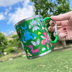 Mug With Carabiner - BUG OUT! - Authentic Japanese Pokémon Center Mug (steel) 