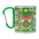 Mug With Carabiner - BUG OUT! - Authentic Japanese Pokémon Center Mug (steel) 