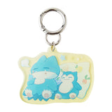 Munchlax With Snorlax Lovey Acrylic Keychain Little Daydream - Authentic Japanese Pokémon Center Keychain 