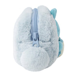 Munchlax With Snorlax Lovey Fuwa Fuwa Pouch Bag Little Daydream - Authentic Japanese Pokémon Center Pouch Bag 