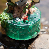Music Box Figure: Totoro and Friends' Fishing Day - My Neighbor Totoro - Authentic Japanese Benelic Figure 