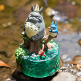 Music Box Figure: Totoro and Friends' Fishing Day - My Neighbor Totoro - Authentic Japanese Benelic Figure 
