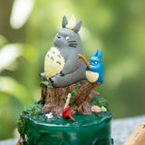 Music Box Figure: Totoro and Friends' Fishing Day - My Neighbor Totoro - Authentic Japanese Benelic Figure 