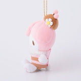 My Melody Hachi-san Munyugurumi Mascot - Sanrio Characters - Authentic Japanese KThingS Mascot Plush Keychain 