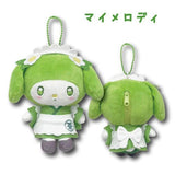 My Melody Matcha Mascot Plush Pouch - Sanrio Characters - Authentic Japanese Sanrio Mascot Plush Keychain 