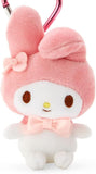 My Melody Mini Mascot Plush With Heart Key Ring - Sanrio Characters - Authentic Japanese Sanrio Mascot Plush Keychain 