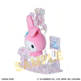 My Melody Plush & Acrylic Stand Display Set - My Hero Academia - Authentic Japanese SEGA Plush 