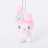 My Melody Trading Munyugurumi Mascot Plush Collection - Sanrio Characters (1Pcs/Random) - Authentic Japanese KThingS Mascot Plush Keychain 