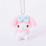 My Melody Trading Munyugurumi Mascot Plush Collection - Sanrio Characters (1Pcs/Random) - Authentic Japanese KThingS Mascot Plush Keychain 