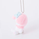 My Melody Trading Munyugurumi Mascot Plush Collection - Sanrio Characters (1Pcs/Random) - Authentic Japanese KThingS Mascot Plush Keychain 