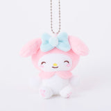 My Melody Trading Munyugurumi Mascot Plush Collection - Sanrio Characters (1Pcs/Random) - Authentic Japanese KThingS Mascot Plush Keychain 