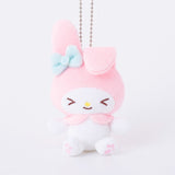 My Melody Trading Munyugurumi Mascot Plush Collection - Sanrio Characters (1Pcs/Random) - Authentic Japanese KThingS Mascot Plush Keychain 