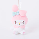 My Melody Trading Munyugurumi Mascot Plush Collection - Sanrio Characters (1Pcs/Random) - Authentic Japanese KThingS Mascot Plush Keychain 