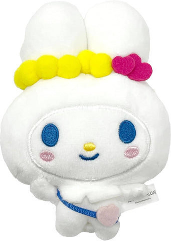 My Melody x Lovelitchi Mascot Plush Keychain - Tamagotchi Uni x Sanrio Characters - Authentic Japanese Bandai Namco Mascot Plush Keychain 