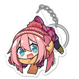 Nadeshiko Kagamihara Tsumamare Acrylic Keychain - Laid-Back Camp - Authentic Japanese COSPA Keychain 