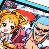 Nami & Franky Hand Towel - Mugiwara Space - ONE PIECE - Authentic Japanese TOEI ANIMATION Towel (cotton) 