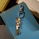 Nami Stained Glass Style Keychain ELBAPH - ONE PIECE - Authentic Japanese TOEI ANIMATION Keychain 