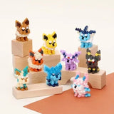 nanoblock mininano NBMC_100 Eevee & Friends (9Pcs/BOX) - Authentic Japanese Kawada Figure 