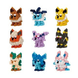 nanoblock mininano NBMC_100 Eevee & Friends (9Pcs/BOX) - Authentic Japanese Kawada Figure 
