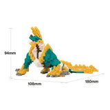 nanoblock NBM-008R Zinogre - Monster Hunter - Authentic Japanese Kawada nanoblock 