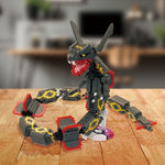 nanoblock NBPM_104 Shiny Rayquaza Extreme DX Edition - Authentic Japanese Kawada nanoblock 