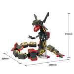 nanoblock NBPM_104 Shiny Rayquaza Extreme DX Edition - Authentic Japanese Kawada nanoblock 