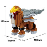 nanoblock NBPM_108 Entei Deluxe Edition - Authentic Japanese Kawada nanoblock 