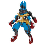 nanoblock NBPM_R11 Mega Lucario RS - Authentic Japanese Kawada nanoblock 