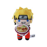 Naruto & Ramen Mascot Plush Hook - Naruto - Authentic Japanese Shueisha/Viz Media Mascot Plush Keychain 